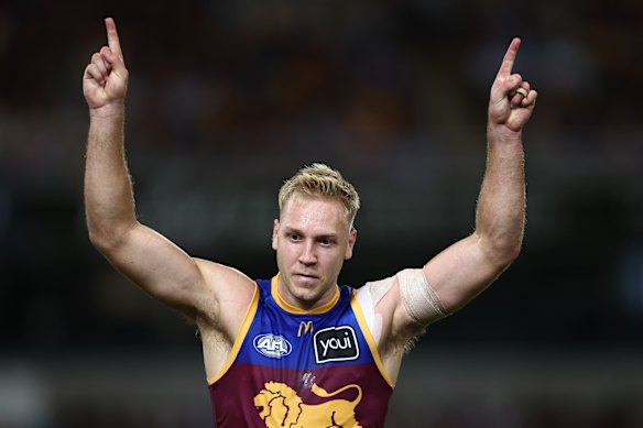 Oscar Allen is a newcomer to the Brisbane Lions line-up this season.