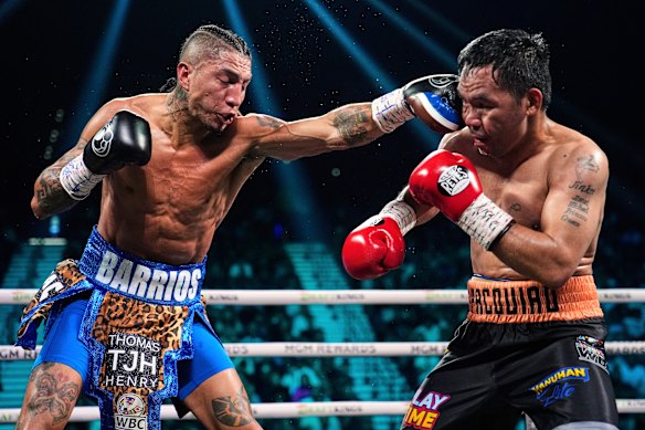 Manny Pacquiao fights Mario Barrios.
