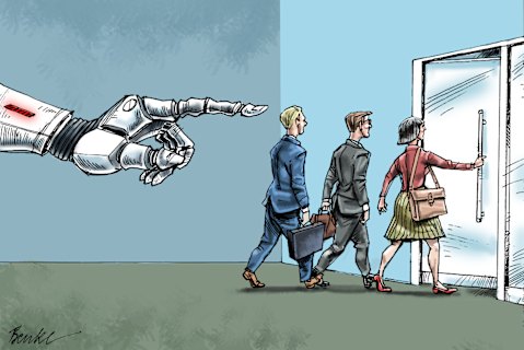 AI will show workers the door, but it will open doors for others.
