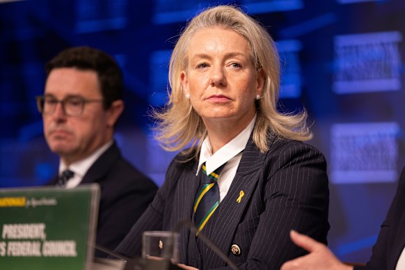 Nationals Senate leader Bridget McKenzie.