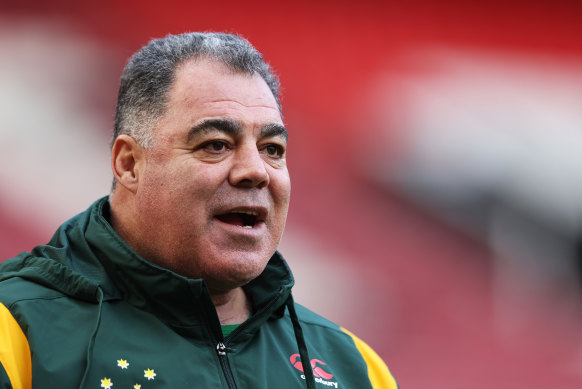 Kangaroos coach Mal Meninga.