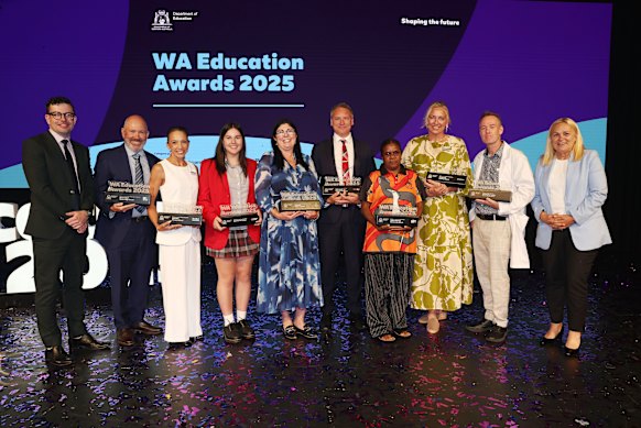 The winners from each category in the WA Education Awards for 2025.