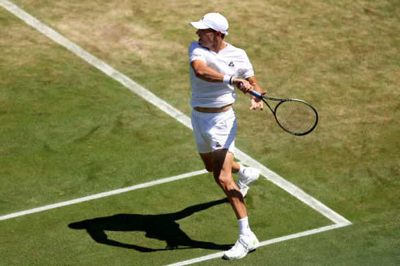 Chris O’Connell was the only Australian to reach the third round at Wimbledon.
