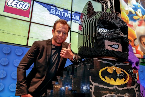 Holy LEGO Batman! Will Arnett at Comic-Con.
