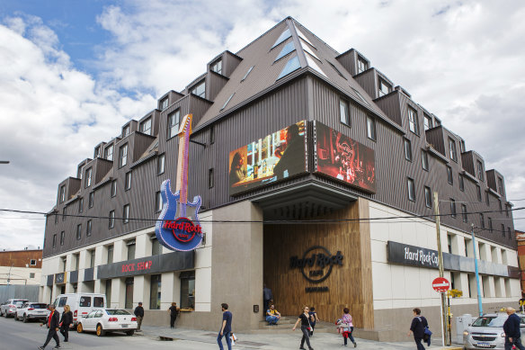 Not the most obvious place for a Hard Rock Cafe.