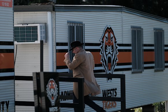 Chairman Lee Hagipantelis arrives at the Tigers HQ to deliver the bad news to Maguire.