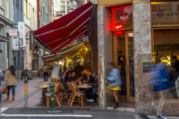 Hardware Lane is loved for its outdoor dining and restaurants.