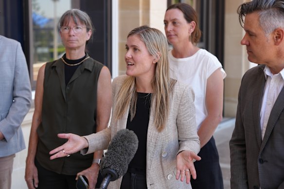 WA Greens climate change spokeswoman Sophie McNeill.