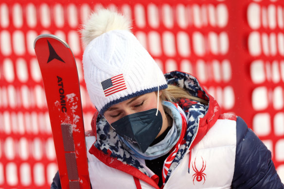 Mikaela Shiffrin’s failure to finish for a third time at these Games cuts deep.