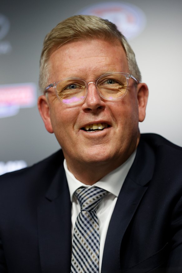 Steve Hocking in his time at AFL House.