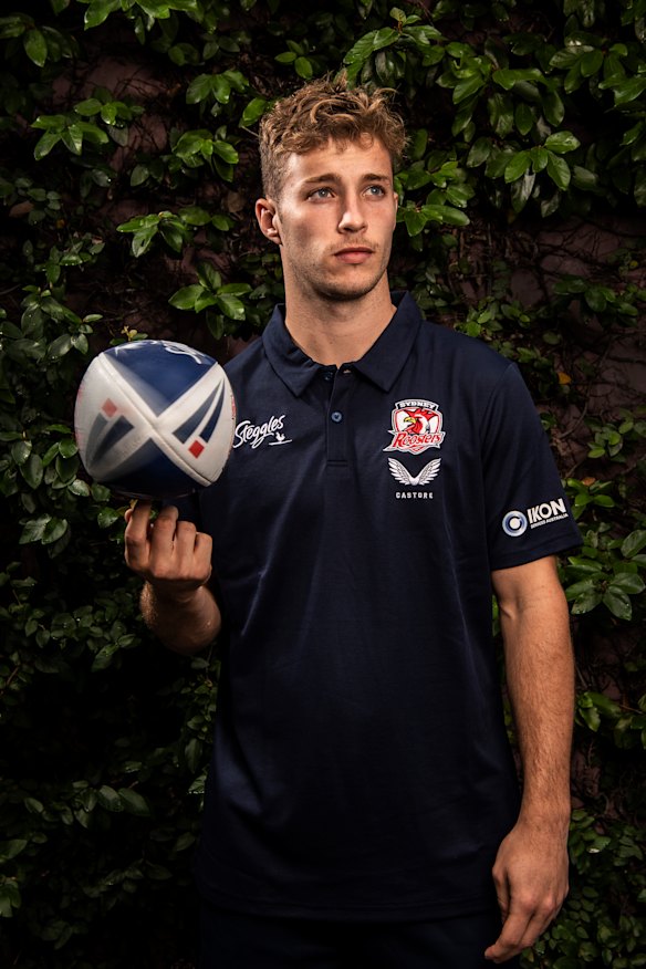 Roosters coach Trent Robinson describes Sam Walker as an “old-school half”.