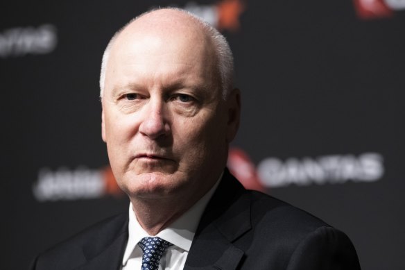 The pressure is on Qantas chairman Richard Goyder.