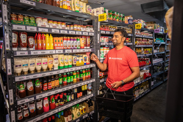 Doordash groceries shop