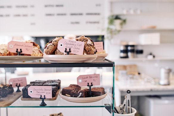 Find sweet treats in the cabinet at Maria.