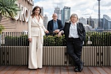 Monica Saunders-Weinberg and Betty Klimenko at their Sydney head office.