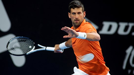 Novak Djokovic is through to the Adelaide International final.