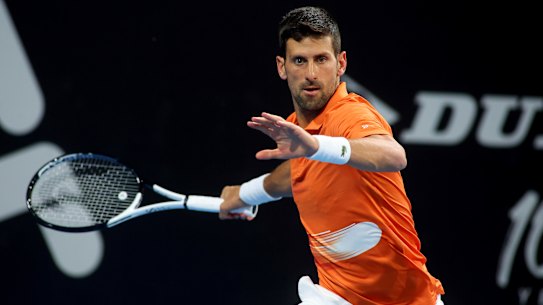 Novak Djokovic felt the love at the Adelaide International.