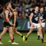 Party fizzles as Blues take points from birthday Bombers