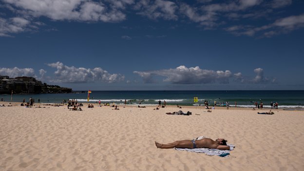 Everyone is equal on Bondi Beach.