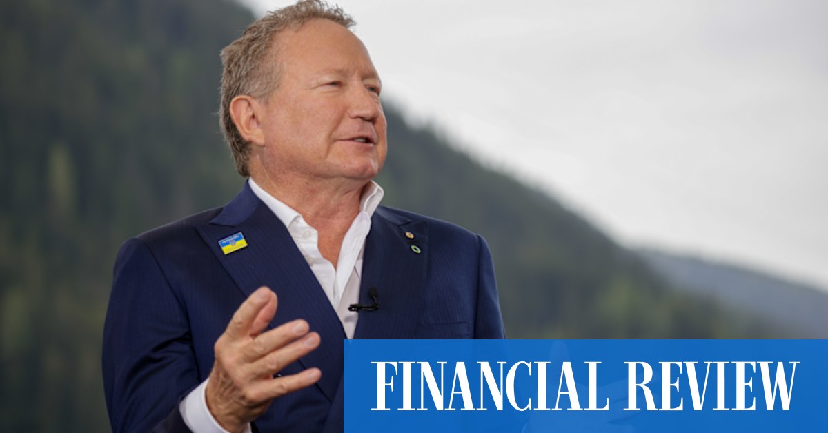 At Andrew Forrest's Fortescue Future Industries, it's the end of the beginning - Vimarsana News