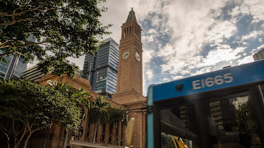 Brisbane Times generic. Brisbane city Hall