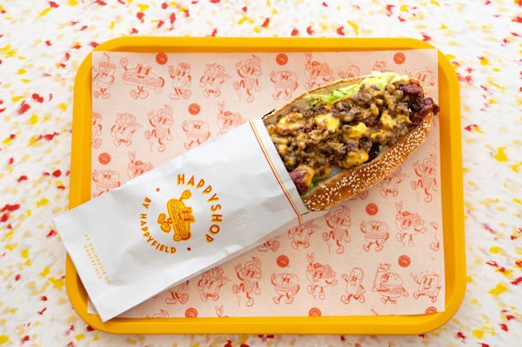 The chopped cheese sandwich.