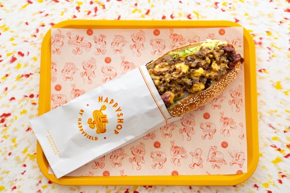 The chopped cheese sandwich. 