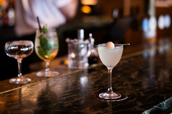 Lychee martini.