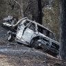 ‘Like a freight train’: Bushfire that threatened homes south of Ballarat treated as suspicious