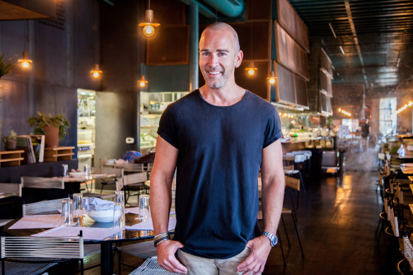 Grant Smillie is designing a cocktail that will be served in the Crown marquee.