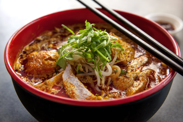 Malay Chinese’s chicken laksa.