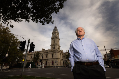 Kevin Chamberlin, former Melbourne Lord Mayor and North Melbourne resident.