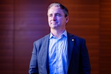 Commonwealth Bank chief executive Matt Comyn at the Financial Review AI Summit.