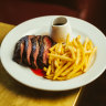 Steak frites at Chez Crix is a no-brainer.