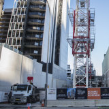 A Merhis apartment project under construction in Parramatta.
