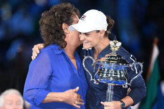 Ash Barty and Evonne Goolagong Cawley.