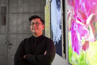 Refik Anadol in his California studio. 