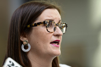 Education Minister Sarah Mitchell tabled the progress report in Parliament on Thursday.