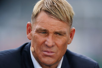 Former cricketer Shane Warne.
