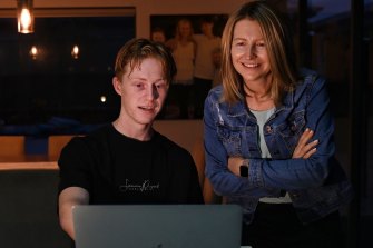 Ethan and his mum opened his HSC results this morning.