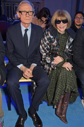 Anna Wintour and Bill Nighy attend the Paul Smith AW20 50th Anniversary show as part of Paris Fashion Week on January 19, 2020 in Paris, France.