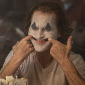 Political art: Joaquin Phoenix's Joker.