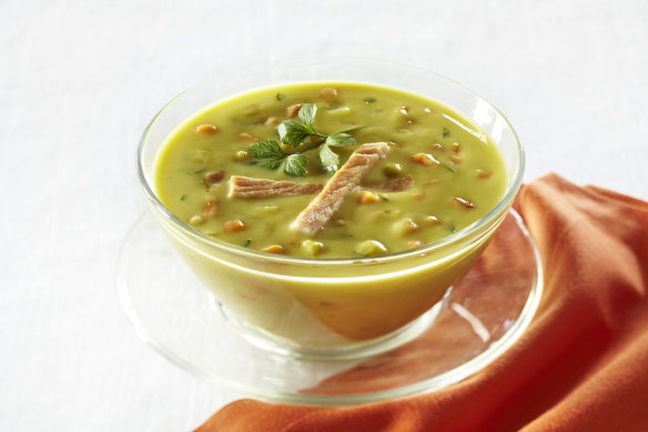 Split pea soup is a favourite in the colder months.