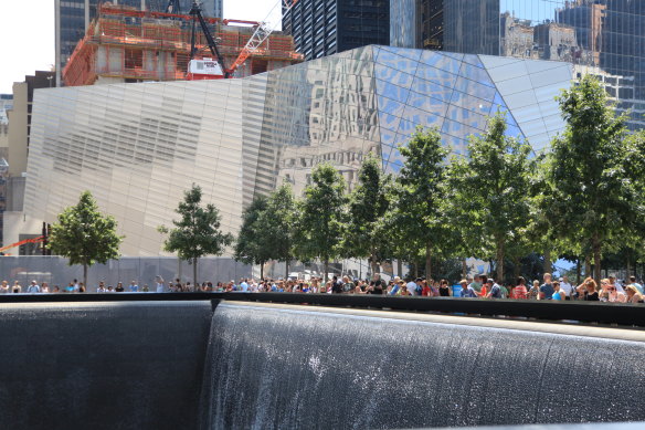 The 9/11 Memorial in New York.