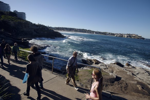 The breathtaking coastline from the southern walk to Marks Park.