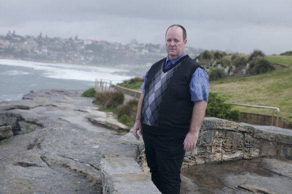 Photographed in 2013, Detective Steve Page leads the investigation into Operation Taradale, a murder charge in Bondi that will take years of his life. He then left his unit. 