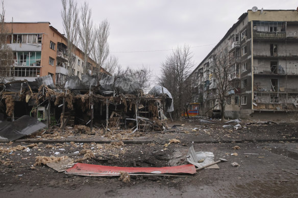 The town of Bakhmut has been under siege for more than seven months.