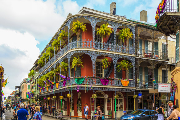 New Orleans’ historic French Quarter.