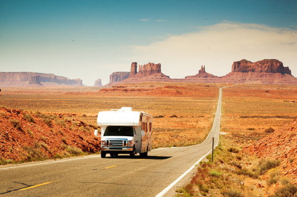 Americans love seeing their own country on road trips.