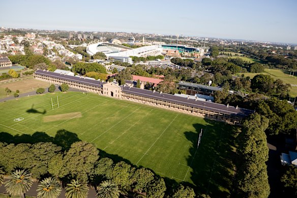 Victoria Barracks in Paddington is about the same size as Hyde Park.